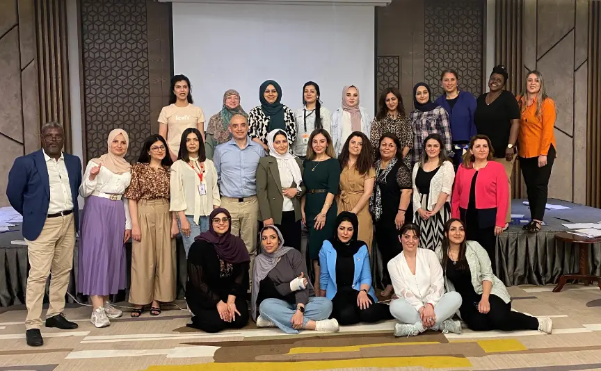 @UNICEFIRAQCO Group Picture of Participants and Trainers, CM CBI ToT, Erbil, May 2022.
